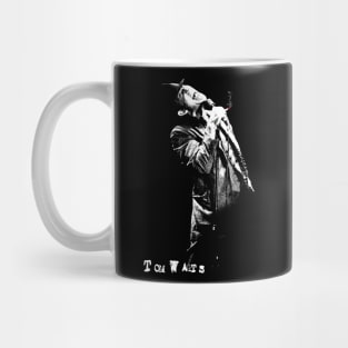 Retro Portrait Tom Waits Mug